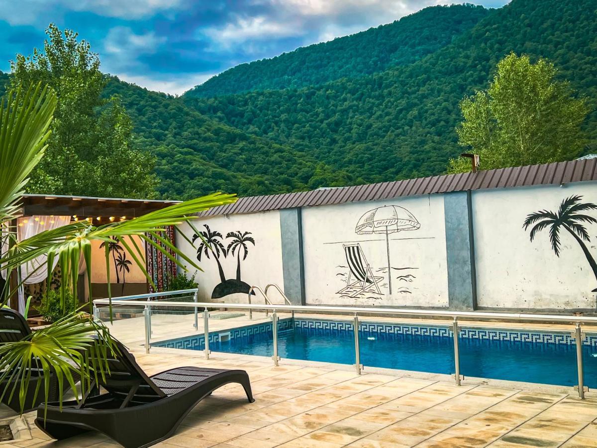 Qafqaz Family Chalet Gabala Exterior foto