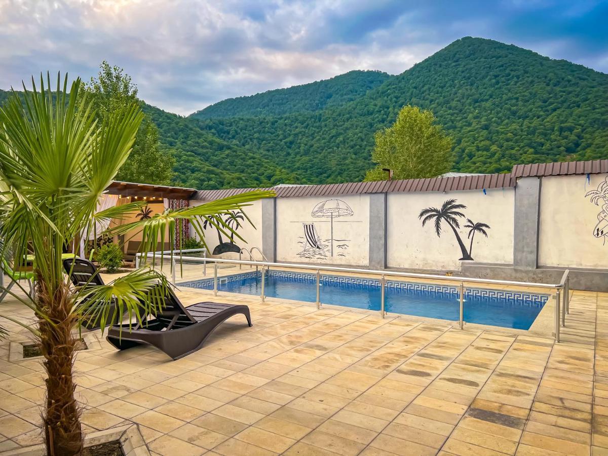 Qafqaz Family Chalet Gabala Exterior foto